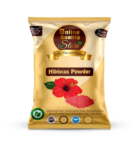 Vista 6 de Online Quality Store Amla Reetha Shikakai, Bhringraj e Hibiscus en polvo para cabello (paquete de 8.82 oz)