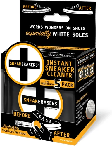 Vista 10 de SneakERASERS Instant Sneaker Cleaner Sponge, Effective Shoe Cleaning for White Sneakers, Tennis Shoes