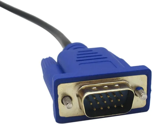 Vista 4 de BLUE ELF Cable HDMI a VGA chapado en oro 1080P HDMI macho a VGA macho adaptador de video activo cable convertidor (6 pies/5.9 ft)