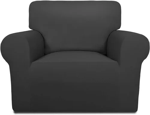 Vista 23 de PureFit Funda súper elástica para sofá reclinable con bolsillo, funda de sofá suave y antideslizante de elastano, lavable, protector de muebles