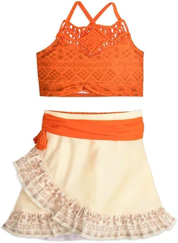 Vista 3 de Disney Moana Deluxe - Traje de baño para niñas