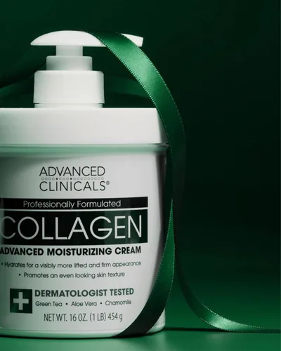 Vista 9 de Advanced Clinicals Loción corporal y hidratante facial de colágeno Loción de colágeno antienvejecimiento para mujeres, hombres, manos y cuello que