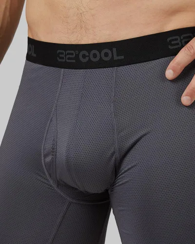 Vista 3 de 32 GRADOS - Calzoncillos tipo bóxer de malla activa para hombre, de secado rápido, paquete de 4