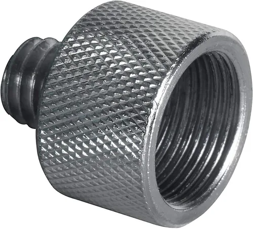 Vista 2 de Adaptador de Micrófono a rosca On Stage MA100 de macho 3/8" a hembra 5/8