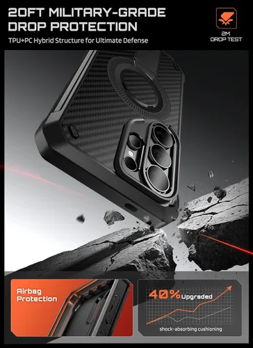 Vista 3 de SUPCASE Funda para Samsung Galaxy S26 Ultra con soporte incorporado