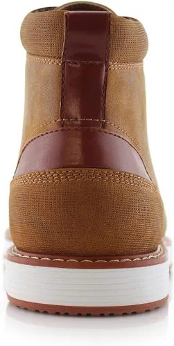Vista 3 de Ferro Aldo Birt MFA506027 - Calzado deportivo medio alto para hombre con espuma viscoelástica, casuales, cuero vegano del desierto, Botas Chukka