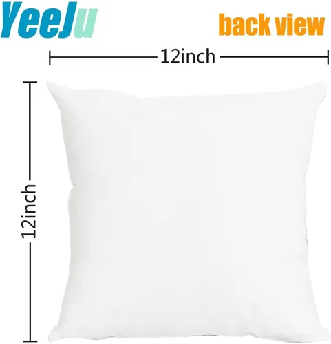 Vista 2 de YeeJu Juego de 4 fundas de almohada de 12 x 12 pulgadas con diseño de gnomo de corazón rojo con texto en inglés «Happy Valentines Day», fundas