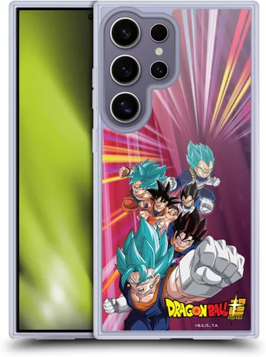 Vista 255 de Head Case Designs Funda de gel con licencia oficial de Dragon Ball Super Group Future Trunks Arc Characters [protección de grado militar] compatible
