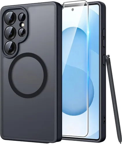 Vista 91 de FNTCASE - Funda para iPhone 16 Pro: magnética, mate, translúcida, de grado militar, protectora contra caídas, resistente, fina, duradera y a prueba