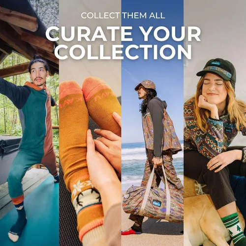 Vista 5 de KAVU Calcetines Moonwalk Mid Crew - Comodidad y durabilidad para tu estilo de vida activo