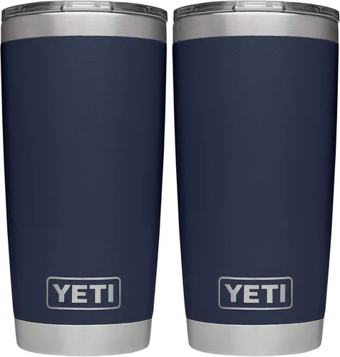 Vista 28 de YETI Rambler - Vaso de acero inoxidable con aislamiento al vacío de 20 onzas con tapa MagSlider Verde mar