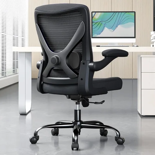 Vista 13 de Ergalithic Silla ergonómica de oficina – Sillas de escritorio de computadora en forma de X cómodas, silla de juegos de malla con respaldo alto
