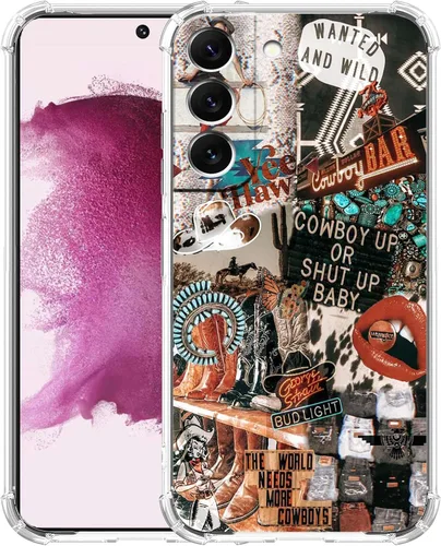 Vista 18 de Funda de collage estético para Samsung Galaxy S21, patrón de citas positivas, funda de TPU suave de moda compatible con Galaxy S21