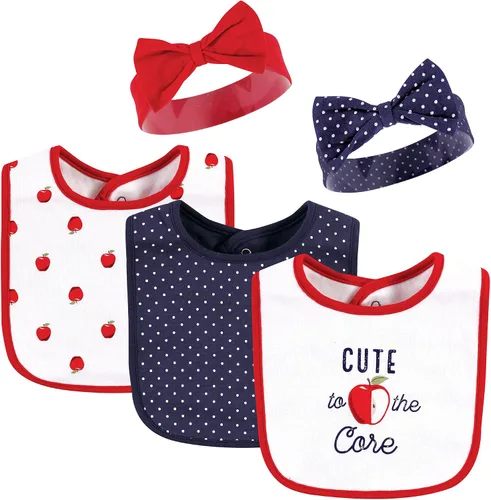 Vista 41 de Hudson Baby Conjunto de babero y diadema de algodón unisex para bebé Leopard Mamas Mini