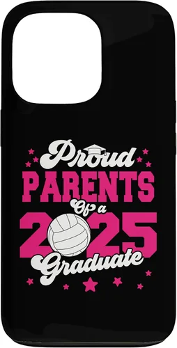Vista 10 de iPhone 16 Parents of a 2025 Graduate Prom Graduation 25 VolleyBall Case