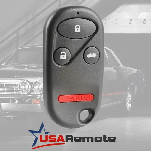 Vista 2 de Llavero de llave sin contacto para coche compatible con Honda CR-V 1997-2001 / Honda S2000 2000-2009 (E4EG8DJ)