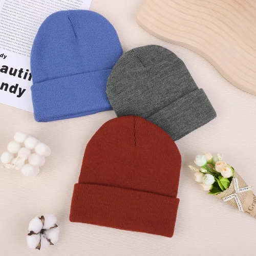 Vista 5 de Cooraby Gorro de invierno cálido gorro de punto suave para hombres o mujeres