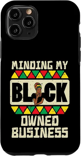 Vista 10 de Funda de regalo para iPhone 14 Minding My Black Business Pride BLM African Women CEO