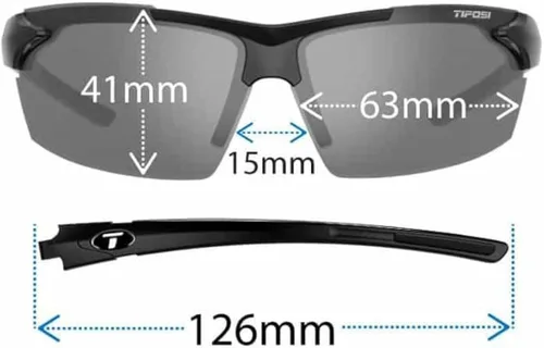 Vista 6 de Tifosi Jet Sport - Gafas de sol ideales para ciclismo senderismo y correr