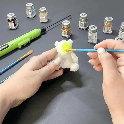 Vista 8 de Pixiss Mezclador de resina de alta calidad, mezclador epoxi recargable de mano, mezclador de resina epoxi grado profesional, agitador de resina