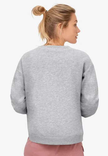 Vista 2 de ellos Sudadera de forro polar boxy de talla grande para mujer