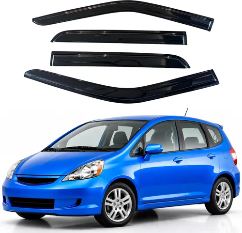 Vista 304 de Visera de ventana IG para Ford Focus Sedán y Hatchback 2012-2018, Protector de ventana lateral para lluvia y viento estilo Mugen, extra duradero