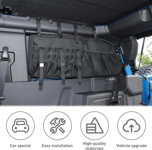 Vista 6 de Bolsas de almacenamiento para maletero trasero de 2 puertas para Ford Bronco 2021 2022+ 2 puertas (1 unidad, parte derecha)
