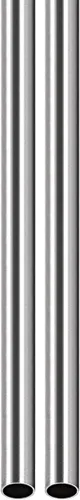 Vista 33 de DTGN Tubo de acero inoxidable 304 de 0.118 in x 0.008 in x 9.843 in (ODxWall TxL) - Paquete de 2 - Bueno para equipos de maquinaria - Tubería