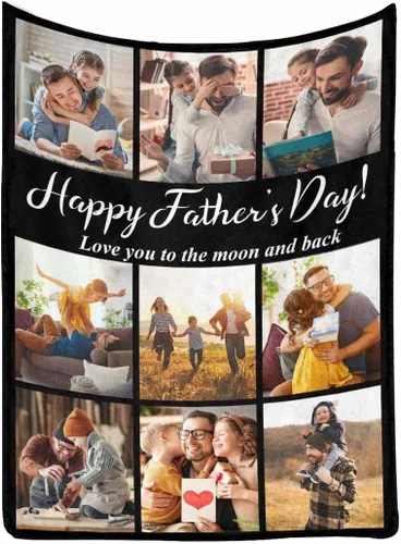 Vista 23 de MyPupSocks Manta personalizada para mamá, regalos personalizados para mamá, manta de cama con fotos, regalos de cumpleaños para mujeres, mamá