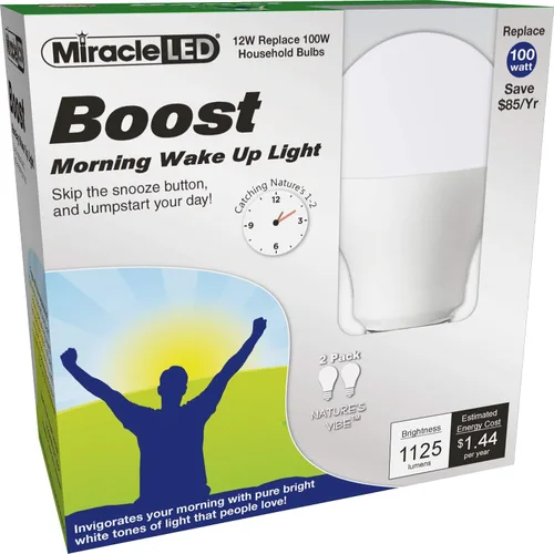 Vista 2 de MiracleLED Nature's Vibe Love Emotion Intensity Lighting - Bombilla Led, 604647