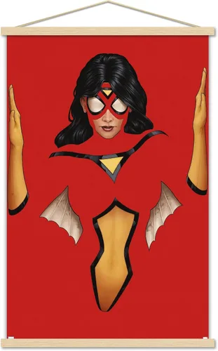Vista 16 de Trends International Marvel Comics Spider Woman - Póster de pared Strikeforce #1, 22.4 pulgadas de largo x 14.7 pulgadas, versión enmarcada