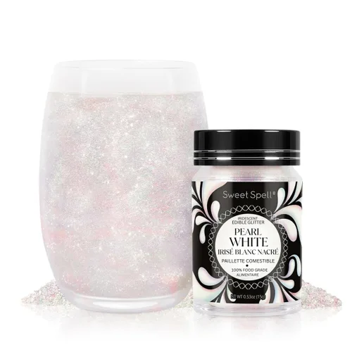 Vista 8 de Sweet Spell - Purpurina comestible (15g) - Destellos brillantes para bebidas, pasteles, cócteles - Purpurina 100% comestible y de grado alimenticio