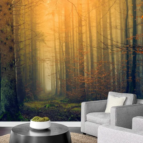 Vista 16 de SIGNFORD Papel Pintado Despegar Y Pegar, Decoración Para Inquilinos. Fotografía De Naturaleza - Fondo De Pantalla De Montaña, Bosque Y Vista Del
