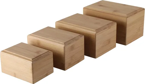 Vista 7 de SILICUTE Urnas de bambú para mascotas extragrandes para cenizas de perro, urna de madera de bambú para funerales y memoriales, caja de memoria
