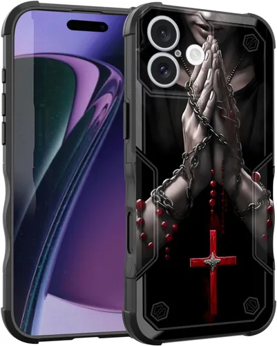 Vista 114 de Funda para iPhone Air, [doble capa] [protección contra caídas de grado militar de 10 pies] Funda resistente a prueba de golpes para iPhone Air