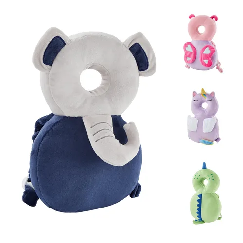 Vista 8 de Almohadilla de protección para la espalda del bebé, protector de seguridad para niños pequeños, mochila para caminar y gatear, almohadilla