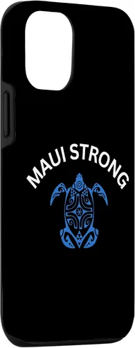 Vista 3 de iPhone 12/12 Pro MAUI Turtle - Abraza la resistencia con esta inspiradora funda tipo camiseta