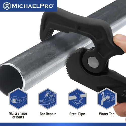 Vista 9 de [Usado] MichaelPro Llave de tubo autoajustable, llave de 14 pulgadas multifunción ajustable, diámetro de sujeción de hasta 1-7/8 pulgadas (48mm)