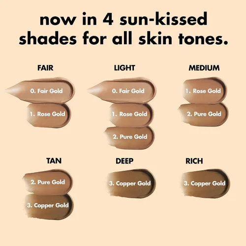 Vista 6 de e.l.f. SKIN - Gotas bronceadoras, bronceador líquido para rostro y piel, crea un brillo bañado por el sol, infundido con vitamina E, vegano y libre