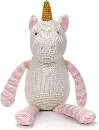 Vista 14 de FLUFFYFUN Oso de peluche azul 100% algodón orgánico de 6.5 pulgadas, animales de peluche para recién nacido Oso Azul