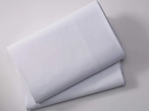 Vista 3 de Marriott Fundas de almohada Signature – Fundas de almohada suaves y transpirables de mezcla de algodón – Juego de 2 – Queen