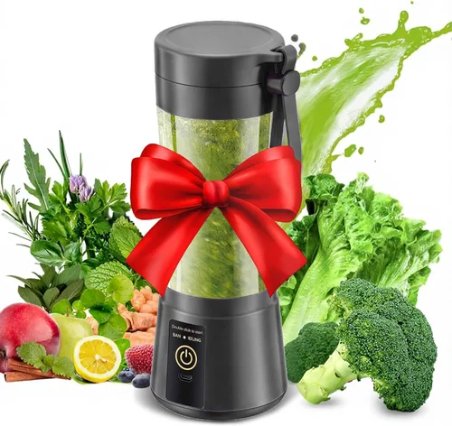 Vista 9 de Licuadora de jugo de mano, tazas de licuadora para llevar para hacer Petal