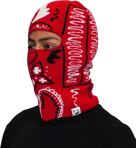 Vista 2 de GC Pasamontañas Paisley Bandana Máscara de esquí para hombres y mujeres, máscara facial resistente al viento para ciclismo, motocicleta, correr