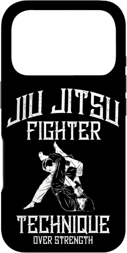 Vista 30 de Martial Arts MMA Fighter Technique Over Strenght Jiu Jitsu Case for iPhone 16