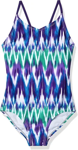 Vista 38 de Kanu Surf Bañador deportivo de una pieza Daisy Beach para niñas Aloha Negro