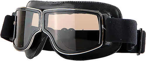 Vista 17 de Anteojos de seguridad para motociclismo, motonetas, medio casco clásico para Vespa, estilo aviador, plegable con lentes transparentes