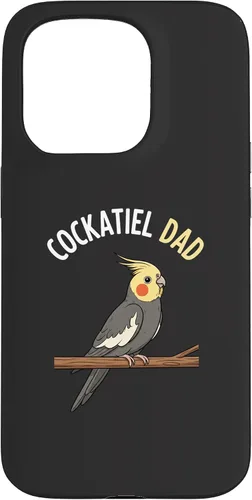 Vista 14 de Bird: Cockatiel Dad, Proud Parrot Parent Vibe Case for iPhone 16