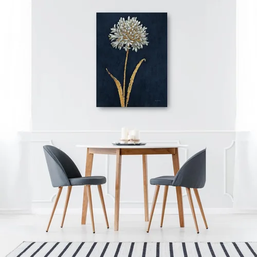 Vista 4 de Fine Art Canvas Decoración de pared de lienzo de verano brillante I índigo por el artista James Wiens para sala de estar, dormitorio, baño, cocina