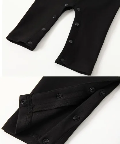 Vista 7 de EVGVAT Traje formal para bebé, traje de caballero de boda, conjunto de overol de esmoquin