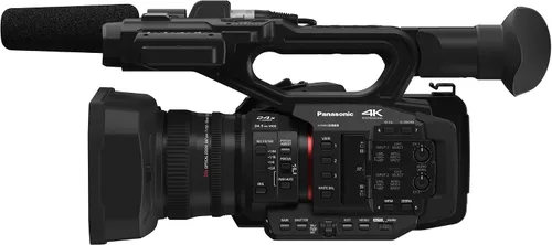 Vista 4 de Panasonic Videocámara, Calidad Profesional 4K 60p, Sensor de 1.0 Pulgadas, Lente Gran Angular de 24.5mm y Zoom Óptico 20x, V-Log, Ethernet, Salida